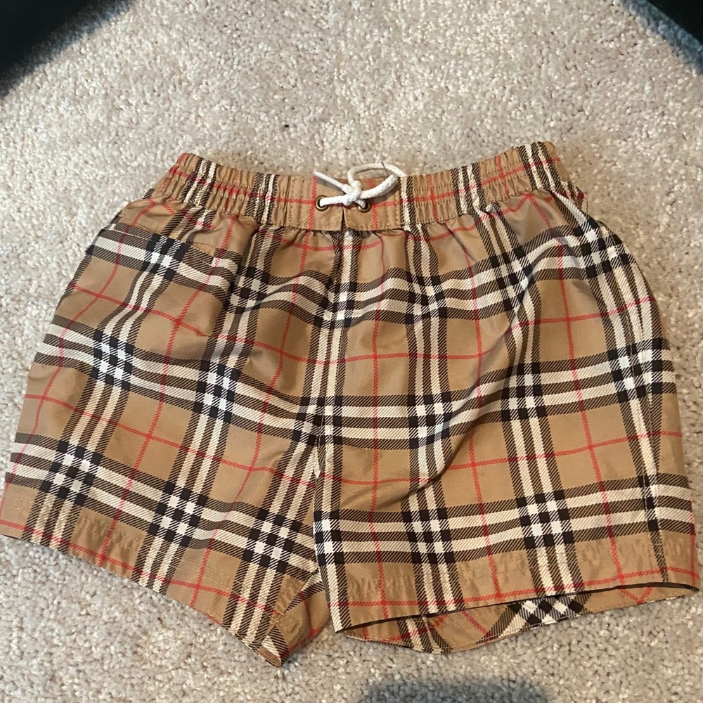 Infant Burberry Swim Trunks